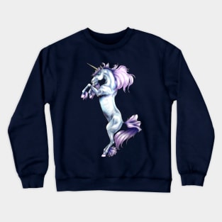 Rearing Unicorn Color Crewneck Sweatshirt